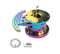 Pexorin Volante Kit mozzo di rilascio racing con inclinazione rapida e corpo adattatore Kit boss rimovibile a scatto Mozzo del volante(Colorful)