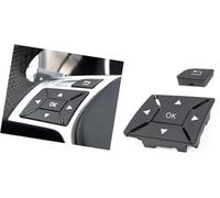 Pexorin W204 Interruttore del volante dell'auto Pulsante multifunzione, for Mercedes-Benz CEA Classe GLK X204 W212 W156 W246 W207 W117 W218 Kit pulsanti al volante(Dark Grey)