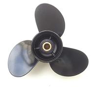 PEXORT 10.5x12 15hp-35hp, for eliche Johnson Eliche in alluminio a 14 denti scanalati a 3 pale, for eliche Johnson Marine Elica del motore fuoribordo