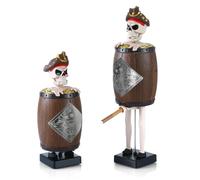 PEYIDA Divertente dispenser di sigarette a forma di capitano pirata, per scherzi pop-up, per feste di intrattenimento e decorazione per casa e ufficio, giocattolo scherzo e decorazione a forma di