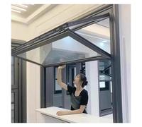 PEYNIR Finestre Finestra scorrevoli Vetrina Verticale per Catering, Pieghevole in Alluminio vetrine per concessioni rivolte Verso l'Alto per Food Truck/Snack/caffetterie(W36xH22in/91x56cm)