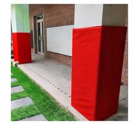 PEYNIR Imbottitura del Palo Imbottitura in Schiuma Extra Large per Pali 50x50 40x40 30x30cm, Avvolgente su 4 Lati Imbottitura Quadrata per Pali per Veranda Cortile(Red,9.5"x9.5"/24x24cm)