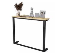 PEYNIR mobile dietro divano Mensola sopra il termosifone per riporre oggetti e decorare, tavolino sottile dietro il divano, scrivania consolle stretta per ingresso(Walnut,L160xW15xH90cm)