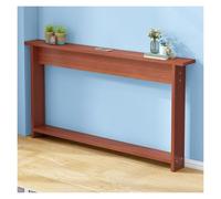 PEYNIR mobile dietro divano Slim Sofa Table Behind Couch Thin, 3.9/5.9/7.9 Inch Deep Narrow Console Desk for Entryway/Foyer/Hallway, Floor-standing Skinny Storage Shelf(Teak,W57xD3.9xH25.6in)