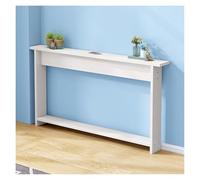 PEYNIR mobile dietro divano Slim Sofa Table Behind Couch Thin, 3.9/5.9/7.9 Inch Deep Narrow Console Desk for Entryway/Foyer/Hallway, Floor-standing Skinny Storage Shelf(White,W45.2xD7.9xH25.6in)