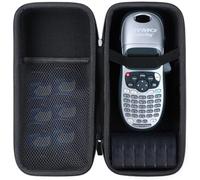 Peyyargo Duro Custodia protettiva compatibile con Dymo LetraTag LT-100H/ LetraTag LT-100H Plus Etichettatrice (Nero)