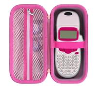 Peyyargo Duro Custodia protettiva compatibile con Dymo LetraTag LT-100H/ LetraTag LT-100H Plus Etichettatrice (Rosa)