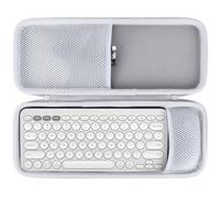 Peyyargo Duro Custodia Protettiva Compatibile con Logitech Pebble 2 Combo, Pebble Keys 2 K380s Tastiera e Pebble M350S Mouse (Bianco)