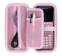 Peyyargo Duro Custodia protettiva compatibile con Texas Instruments TI-84 Plus CE-T/TI-Nspire CX II-T/TI-Nspire CX II-T CAS/TI-83 Premium CE/TI-82 Stats Calcolatrice Grafica (Rosa)