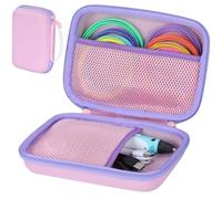 Peyyargo Duro Custodia Protettiva Compatibile con The Italian Home Penna 3D/MYNT3D Penna Super 3D/Filapen Penna 3D Premium/SCRIB3D P1 Penna 3D (Rosa+Viola)
