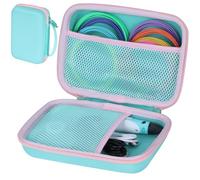 Peyyargo Duro Custodia Protettiva Compatibile con The Italian Home Penna 3D/MYNT3D Penna Super 3D/Filapen Penna 3D Premium/SCRIB3D P1 Penna 3D (Verde Menta + Rosa)