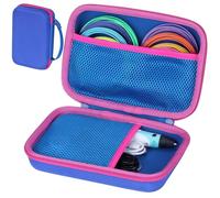 Peyyargo Duro Custodia protettiva compatibile con The Italian Home Penna 3D/MYNT3D Penna Super 3D/Filapen Penna 3D Premium/SCRIB3D P1 penna 3D (Blu+Rosso Rosa)