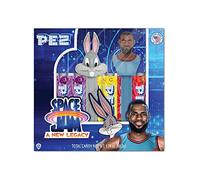 PEZ Candy Set regalo Space Jam, Bugs Bunny & Lebron James Dispensers & Confezione da sei caramelle