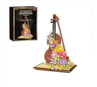 Pezicco Set di Costruzioni, Puzzle Fiore Disegno Giocattolo Blocchi di Costruzione DIY Costruzioni Decorazioni Bouquet Collezione Botanica Creativo Regalo (950pcs)