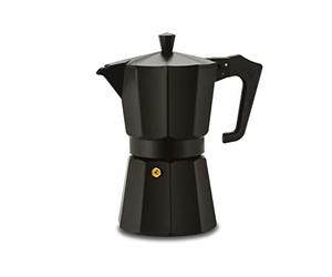 Pezzetti ITALEXPRESS-Caffettiera in alluminio, 6 tazze cm nero