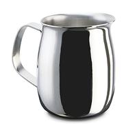 PEZZETTI, Lattiera in Acciaio Inox, Bricco Latte in Acciaio, Senza Coperchio, 4 Tazze