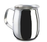 PEZZETTI, Lattiera in Acciaio Inox, Bricco Latte in Acciaio, Senza Coperchio, 6 Tazze