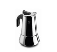 GHIDINI - Caffettiera Steel Inox 4 Tazze Per Induzione Art. 1387 - SPEDIZIONE GRATUITA