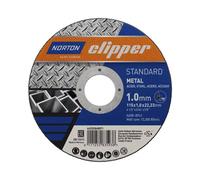 Pezzi 10 Disco da Taglio Norton Clipper Acciaio 115x1,0x22,23 mm Smerigliatrice