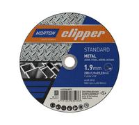 Pezzi 10 Disco da Taglio Norton Clipper Acciaio 230x1,9x22,23 mm Smerigliatrice