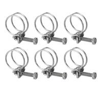 pezzi 304 fascetta stringitubo a doppio filo, fascette stringitubo regolabili in acciaio inossidabile da 25-29 mm