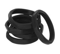 Pezzi Anello Plastico per 5 Antiscivolo Nero Microfono | Protezione Antirotolamento e Non Slittamento, per Microfono, Confezione da Cinque, Uso Interno