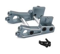 Pezzi Auto Rc Per Arrma Per Typhon Per Grom 223S Per BLX Per Typhon Per Grom Mega 1/14 Metallo Ala Posteriore Montaggio Set RC Parti Di Aggiornamento Accessori(Grey)