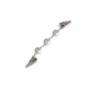 Pezzi Clip Per Cardigan 2 pezzi Bottoni in metallo retrò for cardigan, maglioni, spille, scialli, fermagli for colletto di camicia, sciarpe invernali, fibbie collegamento(Color-04)