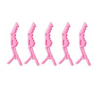 Pezzi Clip Rosa Plastica in 15 per Chioma da Parrucchiere | Design Semplice, Leggere e Robuste, Tengono i Chioma Saldi senza Segni, Uso Individuale e Lavaggio Viso