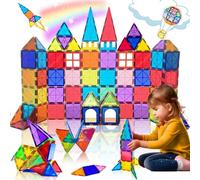 Pezzi Costruzioni Magnetiche per Bambini 3 4 5 6 7 anni Magneti Costruzione Maschio Bambina Gioco Magnetico per Bambini Educativo Costruzioni Giochi Magnetici Bimbo Regalo Bambino 3 4 5 6 7 8 anni