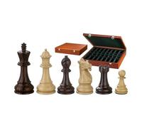 Pezzi Degli Scacchi - Justitian - Legno - American Staunton - Altezza Re 105 MM