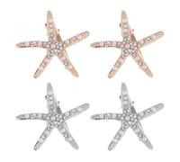 Pezzi Di Capelli A Forma Di Pesce Stellare, Ago Dai Capelli Da Set Di Diamanti, Forcine Creative, Forcine Lucide, Accessori Per Acconciatura