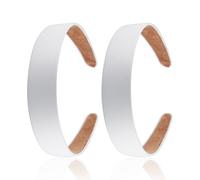 Pezzi Di Fascia Bianca, Fascia Larga Semplice Ed Elee, Fascia Alla Moda Delle Donne, Fila Di Fascia