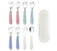 Pezzi Di Forchette, Cucchiaio Da 1 Pezzo E Scatola Da 1 In Parte In Acciaio Inossidabile, Piatti Per Bambini, Piatti Da Tavolo Carini, Forniture Per La Domanda Di Cucina