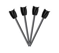 pezzi di miscelazione epossidica, asta di miscelazione per vernice, stucco, miscelatore di cemento con mandrino per trapano per pittura a olio (nero)