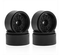 pezzi di mozzo ruota Beadlock in plastica 1.9 per auto cingolata RC 1/10 Axial SCX10 Wraith RR10 Capra RBX10 TRX4 Nero