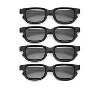pezzi di occhiali 3D passivi polarizzati per TV 3D, veri cinema 3D per giochi 3D e cornici per TV