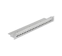 Pezzi di pannelli DELOCK 43302 Keystone 24 porte 1U grigio per rack 19"