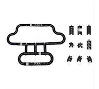 Pezzi di Percorso Puzzle in Gomma Flessibile, Set Circuito Expressway Estensibile, Tubi Modulare Impermeabile e Indistruttibile, Gioco di Puzzle per Bambini, Regalo Montessori per Outdoor e Indoor