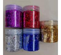 Pezzi di plastica riutilizzabili flash colorati tritati da 5 pezzi | For la riparazione artigianale della forgiatura fai-da-te