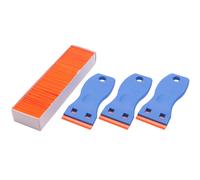 pezzi di raschietto in plastica e 100 pezzi da 1,5 pollici a doppio taglio