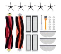 Pezzi di Ricambi Accessori Kit per Xiaomi Roborock S5 Max S6 Max S6 Pure S6 MaxV S4 S5 S6 S50 S55 S60 S65 E4 E20 E25 E35 5X Spazzola Laterale 2X Rulli Principale 4X Filtri HEPA 3X Panno per Mocio