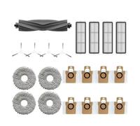 Pezzi di ricambio for aspirapolvere, coperchio in gomma/spazzola laterale, filtro, sacchetto for la polvere, opzionale, compatibile con Dreame L10s Pro L10s Ultra(21PCS)