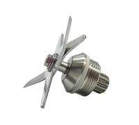 Pezzi di ricambio for frullatore in acciaio inossidabile temprato, sei lame seghettate for miscelazione e taglio, coltelli, presa di azionamento, apriscatole, gruppo completo