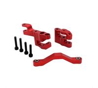 Pezzi di ricambio in metallo M16 componenti dello sterzo modificati con piede grande aggiornamento del telaio compatibile con l'auto telecomandata Yudi 1 16 GR(Red)