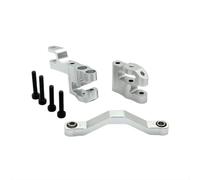 Pezzi di ricambio in metallo M16 componenti dello sterzo modificati con piede grande aggiornamento del telaio compatibile con l'auto telecomandata Yudi 1 16 GR(Silver)