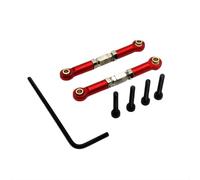 Pezzi di ricambio in metallo per sterzo regolabile M16 compatibile con Yudi 1 16 GR modifica del telaio 'auto RC con piede grande consigliata(Red)