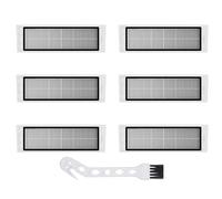Pezzi Di Ricambio In Tessuto For Mop Con Filtro For Spazzole A Rullo, Compatibili Con Roborock, S5 Max S6 S6 Maxv Kit Di Sostituzione For Aspirapolvere Multifunzionale(6 pcs)