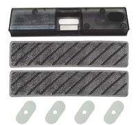 Pezzi di ricambio per aspirapolvere manuale, accessori per serbatoio dell'acqua, serbatoio dell'acqua magnetico, con 2 carlino e 4 cartucce filtranti permeabili, compatibile con ROIDMI