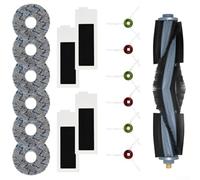 Pezzi di ricambio per aspirapolvere robot Deebot T20 T20e, kit di accessori da 17 pezzi con spazzola principale, spazzole laterali, filtri, stracci di pulizia